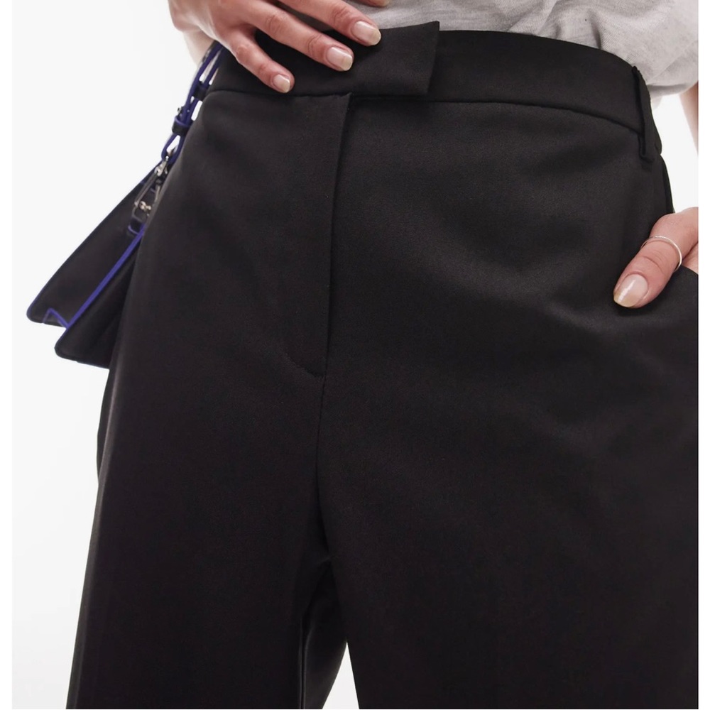 Topshop Straight Leg Cigarette Pants